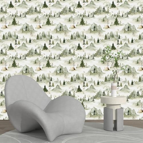 Papel de contacto de bosque neblinoso autoadhesivo para tapar manchas 7