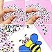 TOAOB 210pcs 15mm Plastic Wiggle Eyes with Eyelashes Googly Eyes Self Adhesive Assorted Colors Craft Stickers Eyes for DIY Arts Scrapbooking Decoration