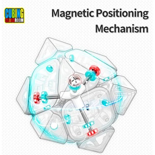Image of MoYu RS Skewb Magnetic Speed Cube | MagLev Technology, Adjustable Compression & Frosted Finish | Strong Magnetism & Fast Turning Skewb Puzzle