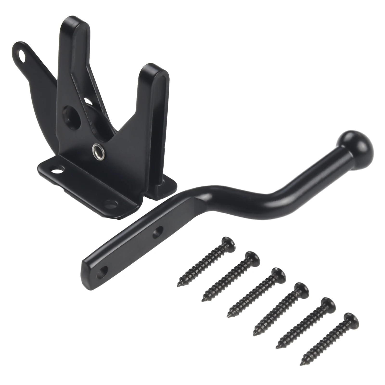 Garden Gate Lock Garden Gate Latch Fence Lock Buckles Kit with Bolt Farm Carbon Steel Automatic Supplies