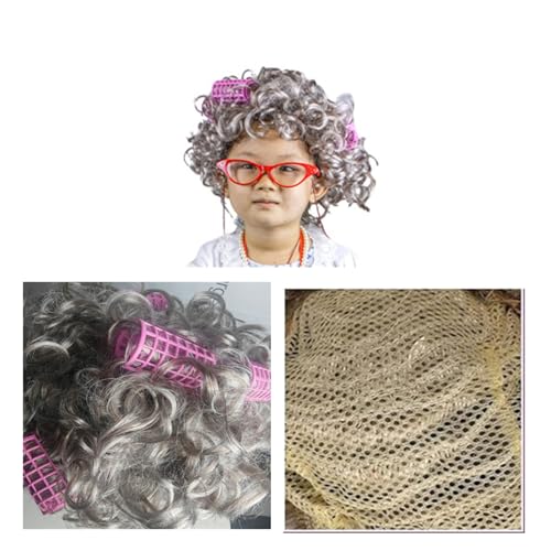 Disfraz de vieja para niña de 3-4 años set vestido y abrigo miniatura 2