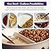 Just Crunch Anti-Soggy Cereal Bowl - BPA-Free Divided Bowls for Kids and Adults - White