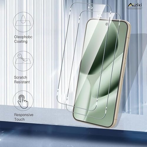 Image of Uyiton SHILD Temperedglass Screen Protector Compatible with Google Pixel 10 Pro XL(6.8 Inch)|9H Hardness|HD Clear|100% Fingerprint Unlock Support|Scratch & Impact Resistant|Easy Installation|Pack of 2