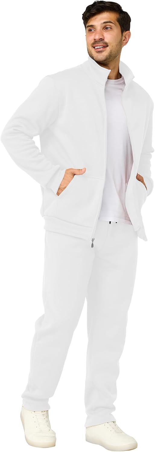 Men's Tracksuits Casual Sweatsuit 2 Piece Full Zip Sweatshirt and Sweatpants Set Athletic Jogging Suit - Image 3