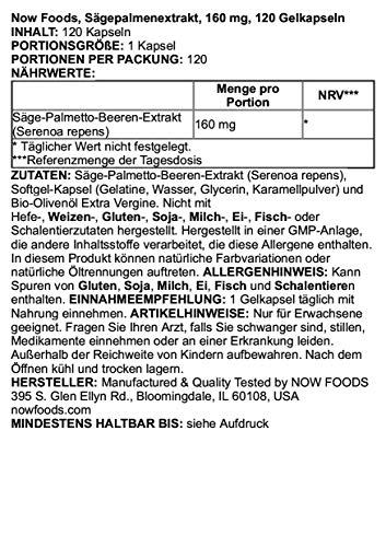 Now Foods Saw Palmetto 160Mg 120 Sgels #TOP1
