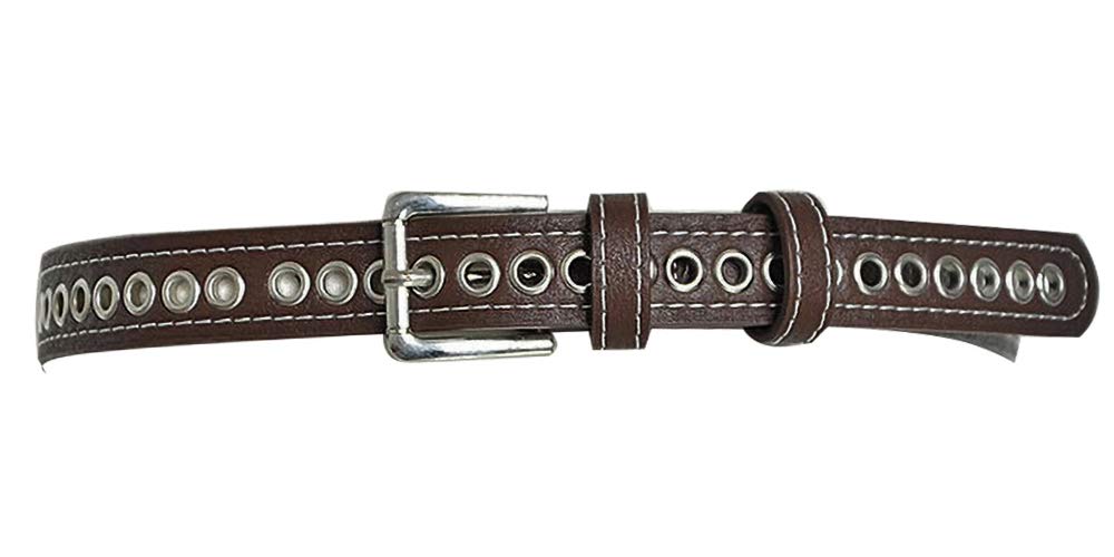 Worry-Free Womens Faux Leather Boho Corset Unlimited Hole for Waist Belt Jeans