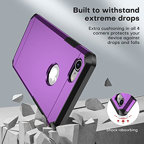 Impactstrong Iphone 7/8 Case, Heavy Duty Dual Layer Protection Cover Heavy Duty Case For Iphone 7/8 (Purple) #TOP6