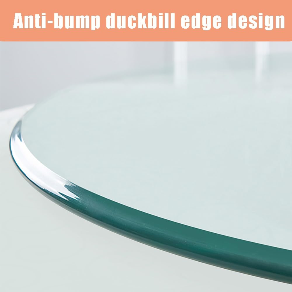 Gramofon Lazy Susan 91 cm – przezroczysta obrotowa taca do serwowania do jadalni gładki obrót idealna na stoły 71 cm i 81 cm, idealna do rozrywki i serwowania