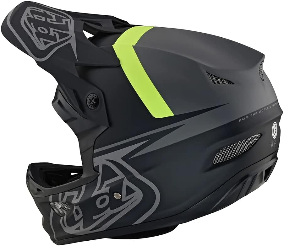 Troy Lee Designs Adult | Downhill | Mountain Bike | BMX | Full Face D3 Fiberlite Helmet Anarchy : Sports & Outdoors