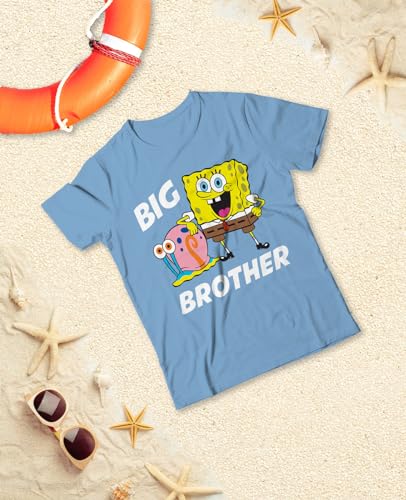Tstars - Spongebob and Gary Big Brother Funny Toddler Kids T-Shirt4