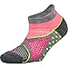 Balega Enduro V-Tech No Show Socks, Midgrey/Sherbet Pink, Medium