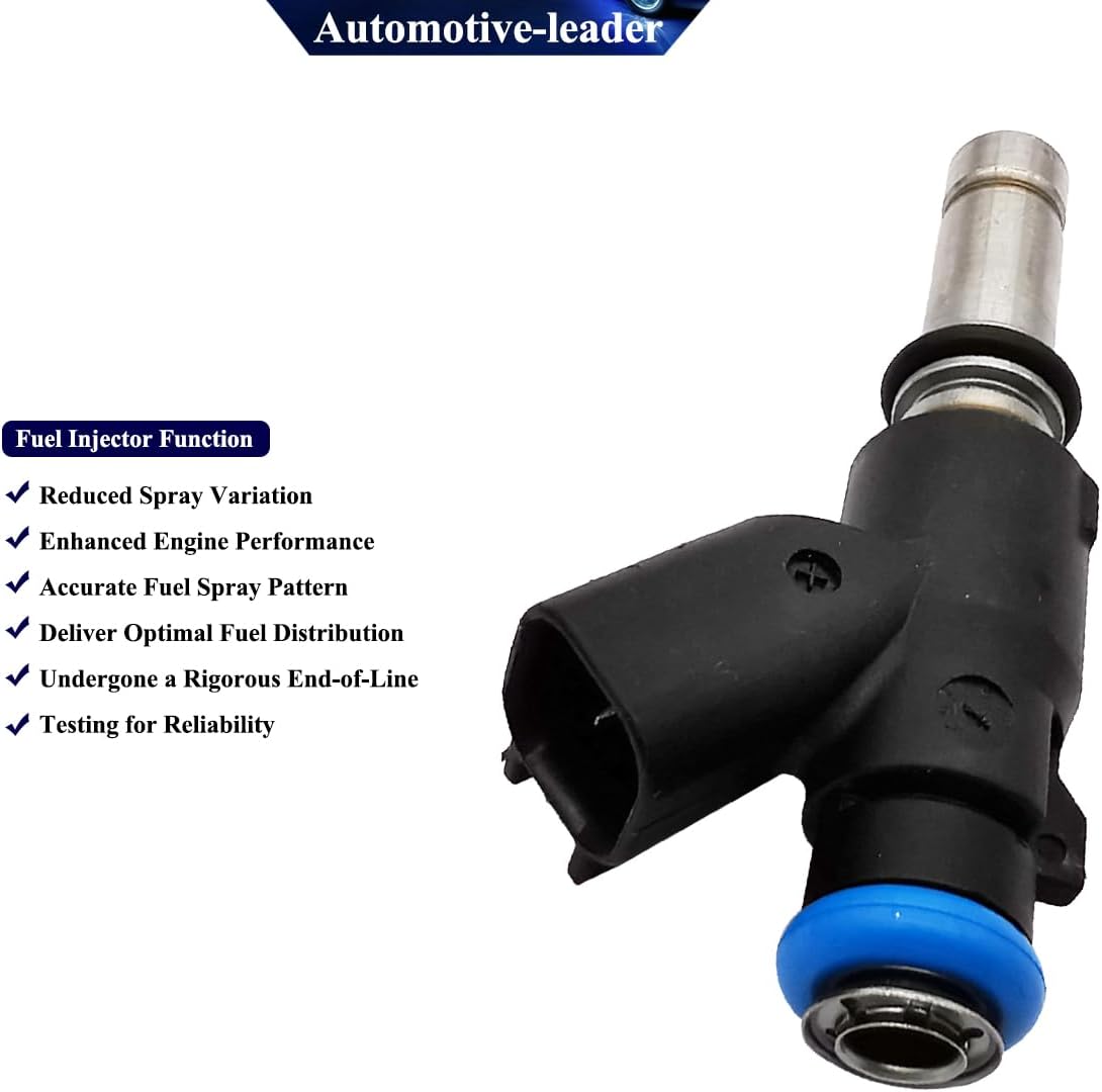 4Pcs 25380933 FJ1043 Fuel Injectors 4 Holes Engine Nozzles Compatible for 2000-2005 Hyundai Accent 1.5L, 2009-2011Chevro-let Aveo5 1.6L, 2009-2011 Chevro-let Aveo 1.6L