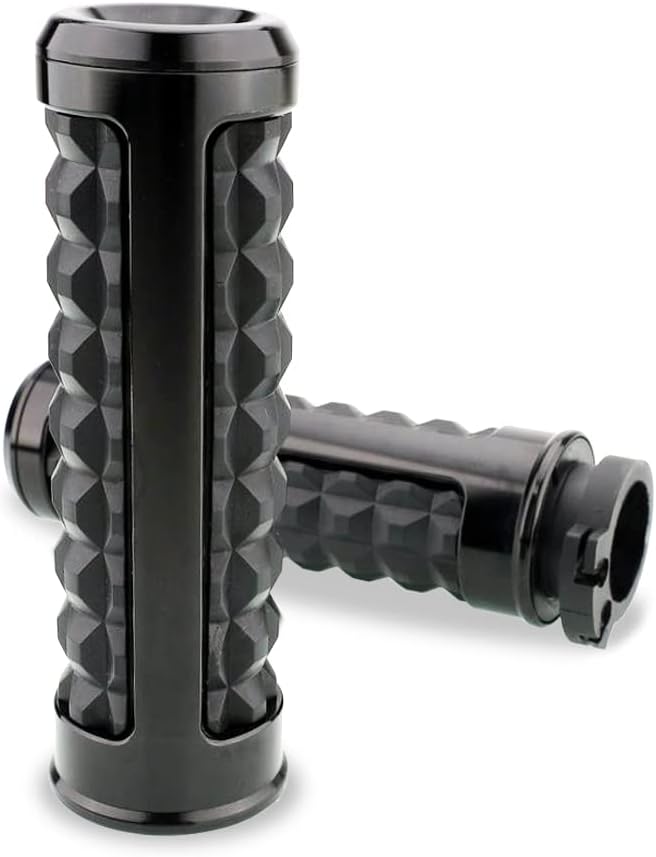 TSUNG Handlebar Grips 1 Inch Motorcycle 25MM Throttle Hand Grip