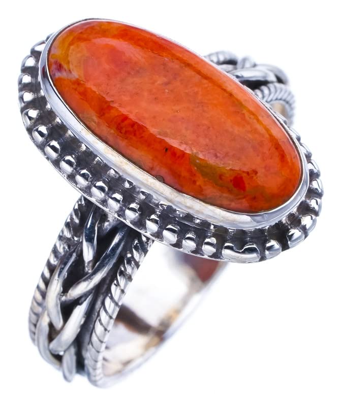 Bague calcite naturelle pour sublimer vos tenues quotidiennes taille 62 F2103