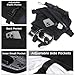 POCDUORG Electronics Organizer Sling Bag for Men & Women, Waterproof Tech Crossbody Bag for 13