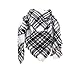 Produktbild CHIYANG Damen Warm Weich Gestrickter Karierter Schal Kchmirfransenfransen,45 Farben & Kariert Schals Poncho Cape