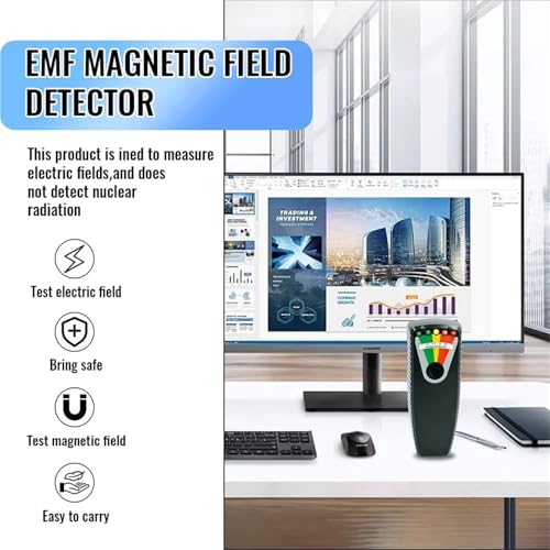 Detector digital de campo electromagnético portátil miniatura 5