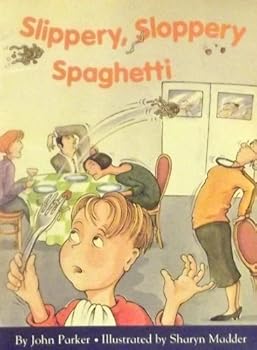 Paperback Slippery, sloppery spaghetti Book