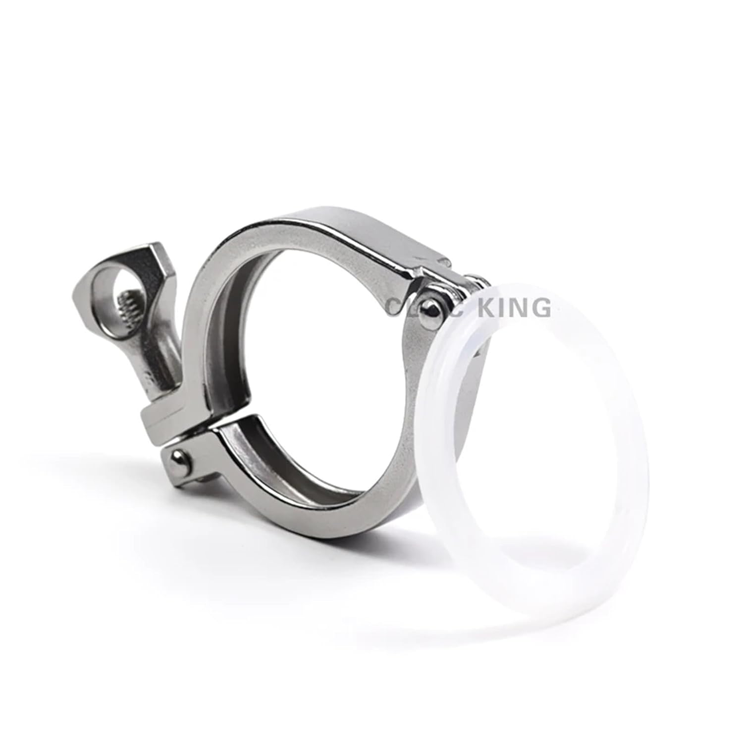 1/2/5pcs 1.5" 2" 2.5" 3" Tri Clamp 50.5/64/77.5/91mm Ferrule OD SS304 Stainless Steel Tri Clover Sanitary Fitting for home Brewing(1 piece,2Inch x K64)