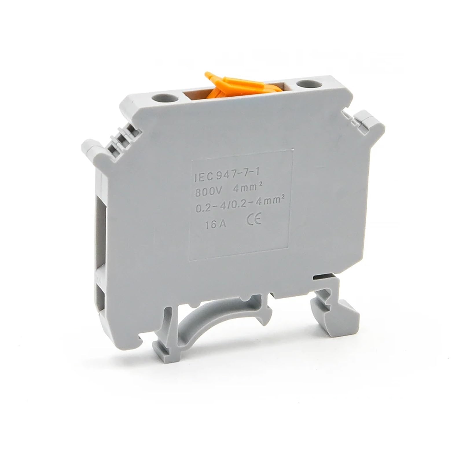 Morsettiera compatta for guida DIN UK5-MTK-P/P, 10 pezzi, collegamento a vite, conduttore elettrico da 500 V