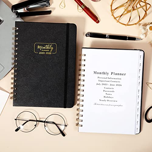 Monthly Planner 2023-2026 - 3 Year Monthly Planner From July 2023 To June 2026, 6.4'' X 8.5'' Monthly Planner With Tabs, Monthly Calendar Planner 2023-2026 With Thick Paper #TOP6