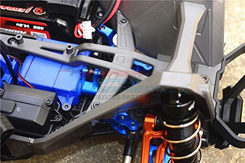 Traxxas 1/10 Maxx 4WD Monster Truck Upgrade Parts Aluminium Steering Assembly - 1 Set Orange