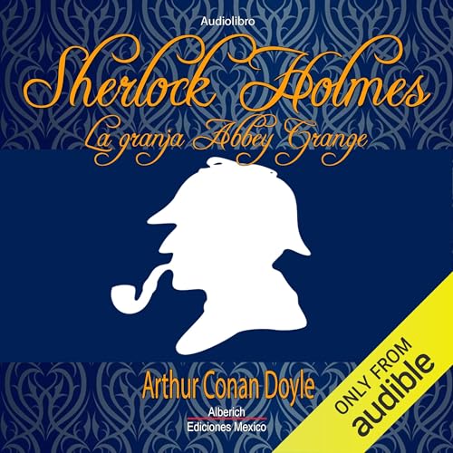 Diseño de la portada del título Sherlock Holmes La granja Abbey Grange