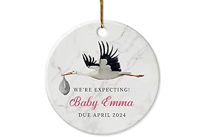 Personalized Christmas Ornament for Expecting Parents 2023