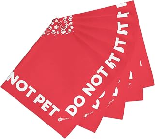 Max and Neo Dog Bandanas - We Donate 1 for 1 to Dog Rescues for Every Product Sold (5 Pack, Do Not Pet)