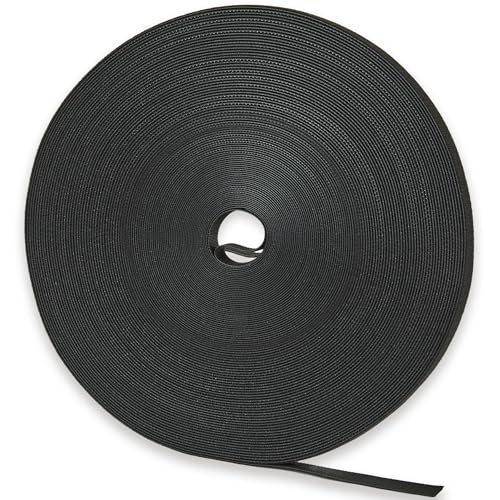 Image of 125 ft x 1 /2 inch Hook and Loop Roll, Reusable Fastening Cable Ties, Multi-Purpose Cable Management Wire Ties Cable Straps for Organizing Home, Office and Data Centers