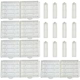 Lontenrea 10 PCS Transparent AA/AAA Battery Storage Case Box Holder and 12 PCS AAA to AA Battery Adapter Converter Adaptor