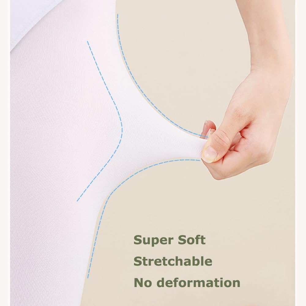 MSMAX Girls Dance Tights Soft Convertible 60D Tights for Ballet Activewear Daily