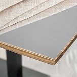AKAKUS Table Protector Heavy Duty Heat Resistant Kitchen dining room Grey & Black & Brown & Beige (Grey,100x200.cm)