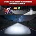 MONTOP StVZO Zugelassen Fahrradlicht Set USB Akku, LED Fahrradbeleuchtung Fahrradlampe, Bike Light...