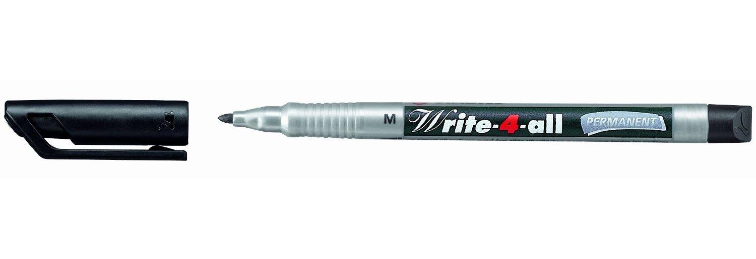 Stabilo Write-4-All Permanent Marker Pen Medium Black