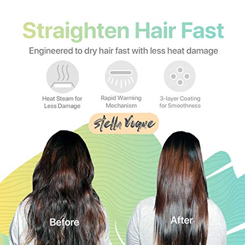 Escova secadora de cabelo, secador de cabelo 2 em 1 e volumizador de íons negativos para alisamento