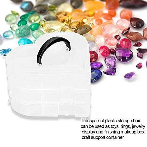 Compra Maluca Organizador de joias de plástico, caixa organizadora de plástico estável e durável Lev