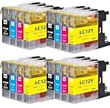 ブラザー用 LC12-4PK (4BK/4C/4M/4Y) 【全�