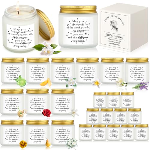 Mini Soy Wax Thank You Candles
