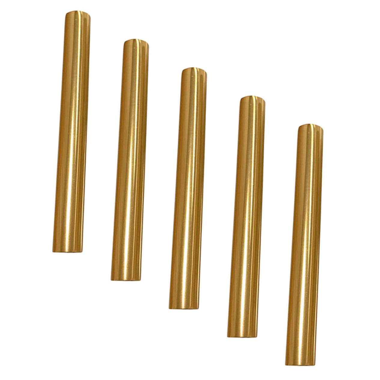 5Pcs Nail Pen Caps Zinc Alloy Lightproof Covers for 8-9mm Pens
