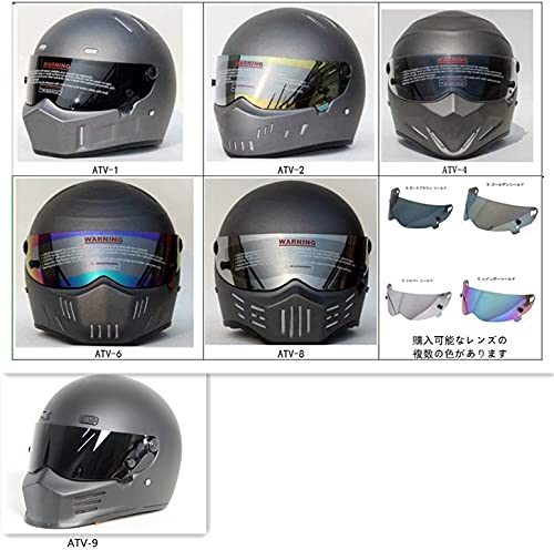CRG ATV-1　ミラーシールド ヘルメット サイズM 　中古美品 CRG ATV ATV-8 フルフェイス 早い者勝ち 55-56cm