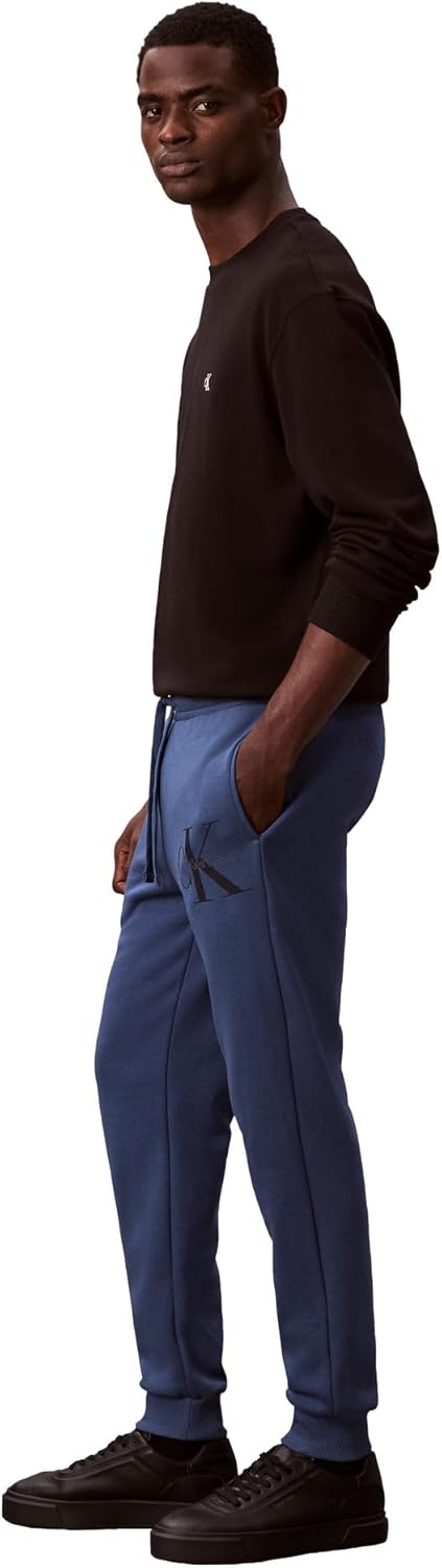Calvin Klein Mens Monogram Logo Jogger Sweatpants - Image 4