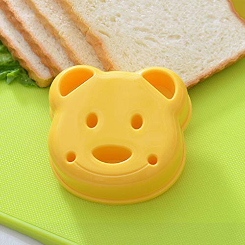 HEMOTON Cortador De Molde De Sanduíche Em Forma De Urso Máquina De Selar Selador Cortadores De Sandu