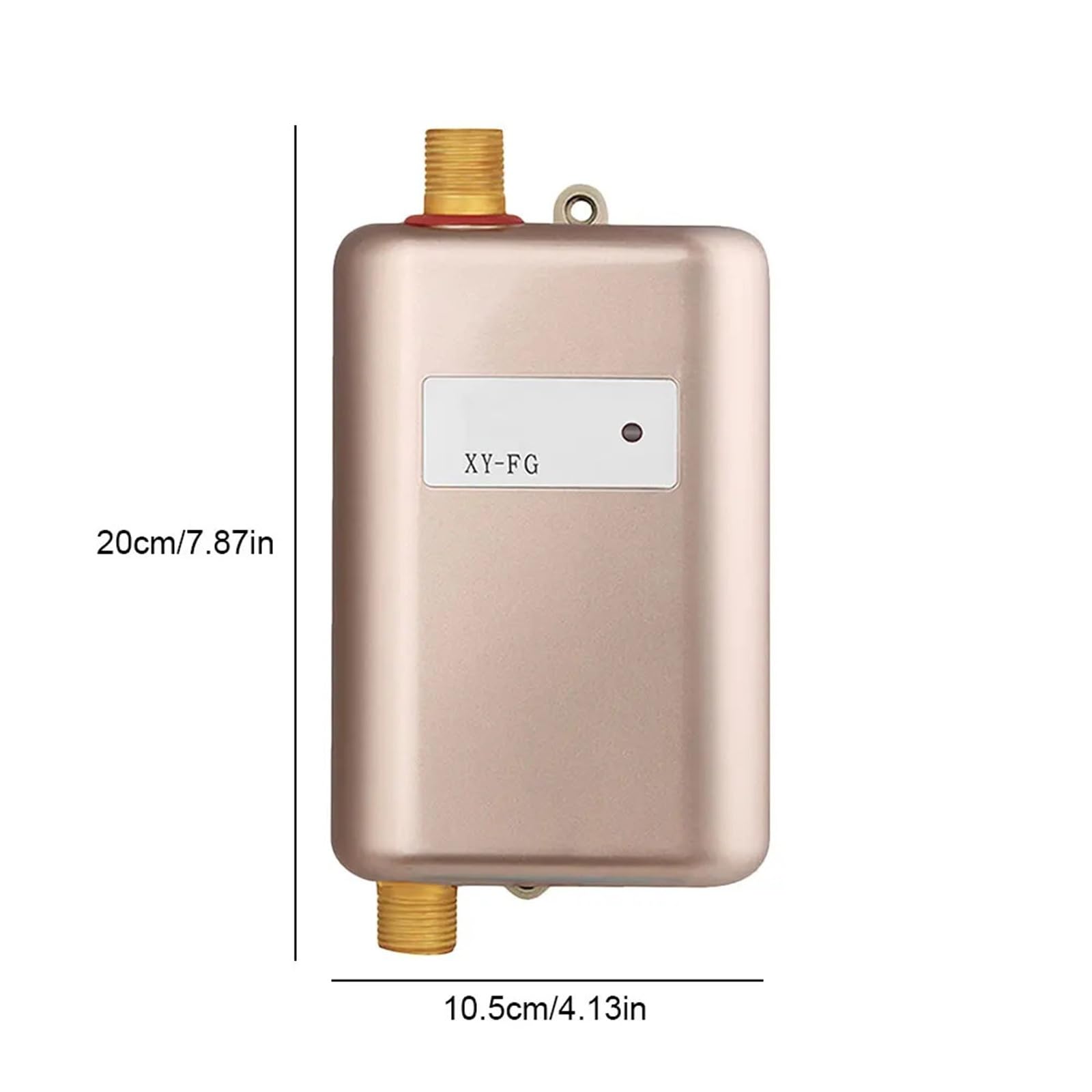 Scaldabagno elettrico istantaneo in acciaio inox 304, 3800 W, 0,04 Pa, for doccia/bagno/lavaggio della cucina Quotidiano domestico