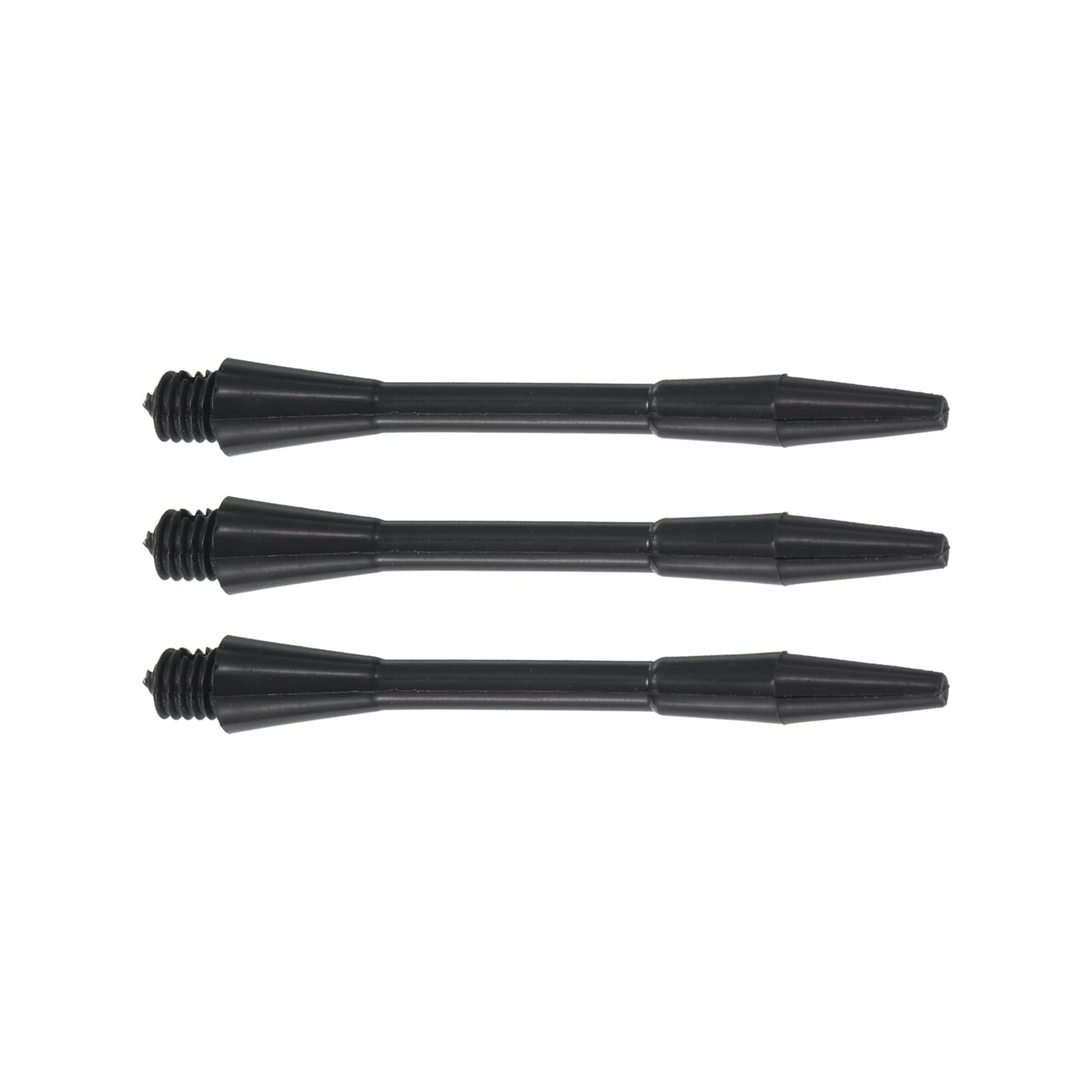 M METERXITY 3 Pack Darts Shafts - Plastic Darts Stems Medium 2BA Thread, Apply to Darts Games/Darts Sports/Entertainmence/Party (45mm, Black)