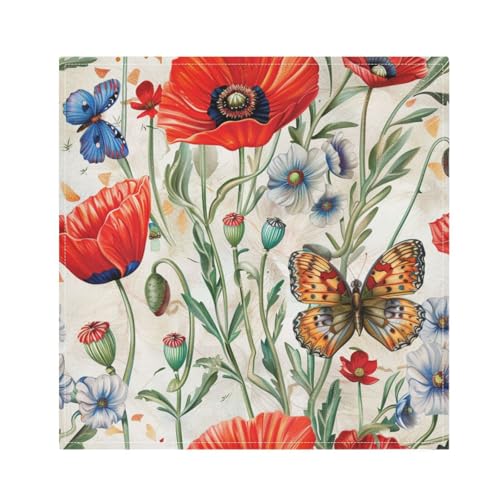 Servilletas de Tela ALAZA Multicolor Cuadradas 20x20 Pulgadas Set x4 miniatura 1