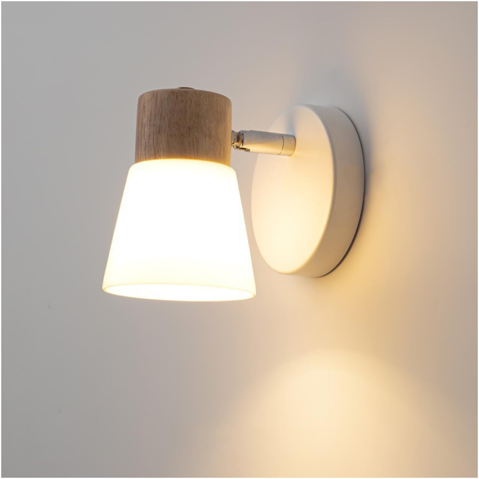 SXSCARKX Rotatable E27 Wall Lamps for Bedroom & Living Room - Stylish Bedside Sconces, Decorative Aisle Lighting, Modern Design Home Decor