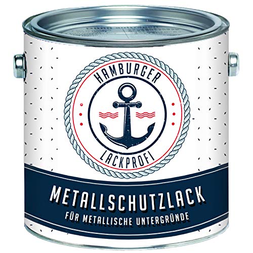 Hamburger Lack-Profi RAL 6020 - Barniz protector para metal, color verde cromado brillante, Verde