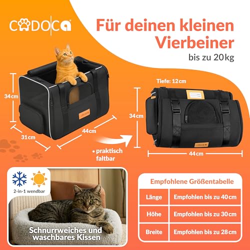 CADOCA® Katzentransportbox Faltbar