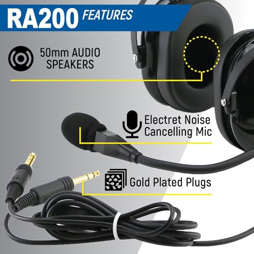 Rugged. Air RA200 Aviation Pilot Headset thumb #2